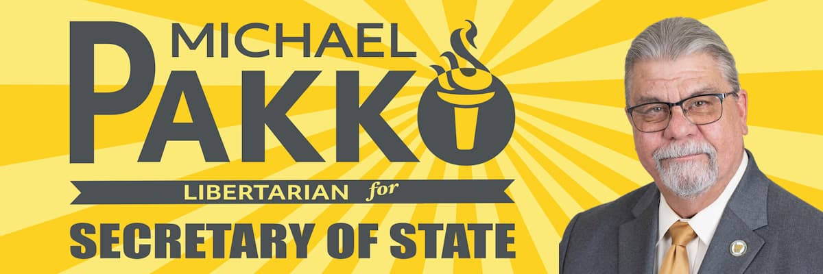 Pakko for Arkansas campaign banner