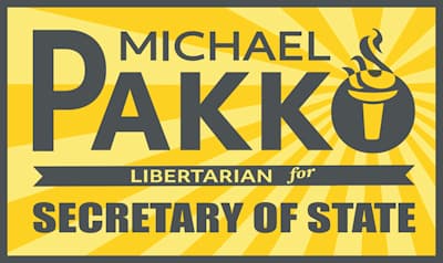 Pakko for Arkansas Secretary of State campaign logo